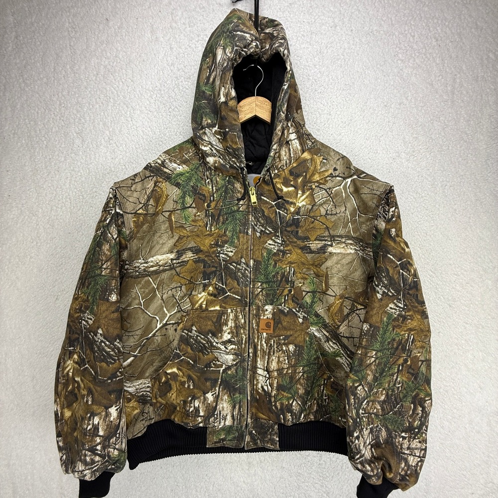 Carhartt Active Hunting Jacket Quilt Lined‎ Mens 2XL J221 977 RealTree Xtra Camo